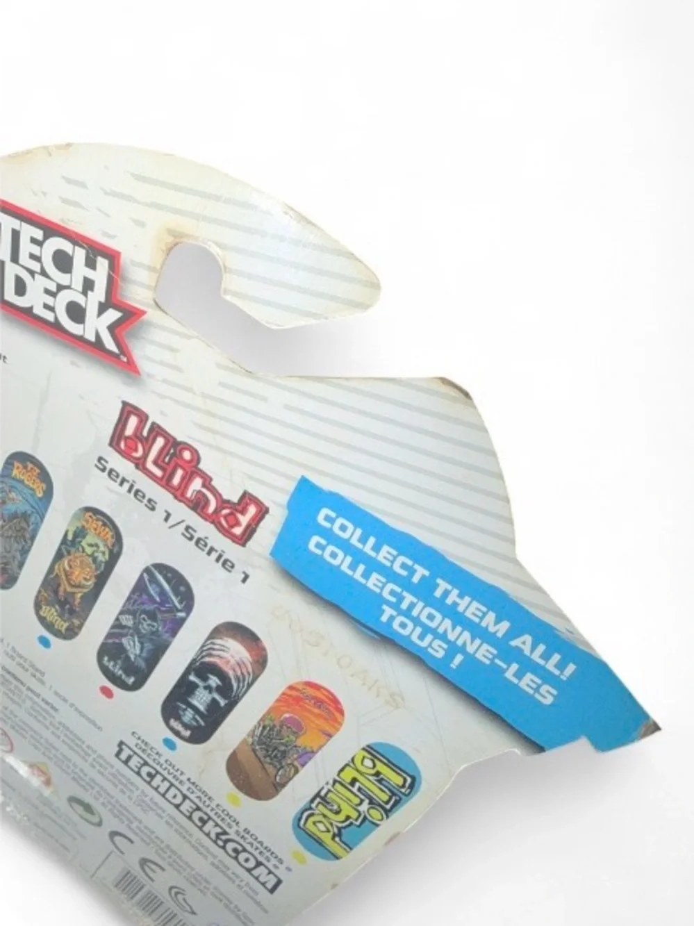 Rare vintage Y2K Tech Deck featuring the classic Blind Skateboards Filipe Ortiz
